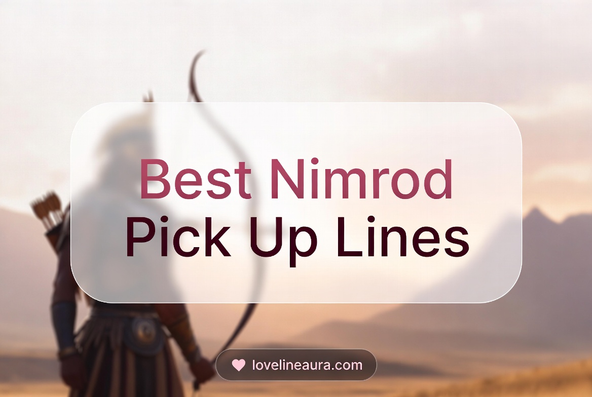 Nimrod Pick Up Lines