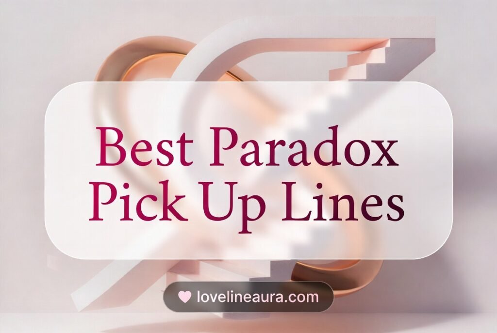 Paradox Pickup Lines