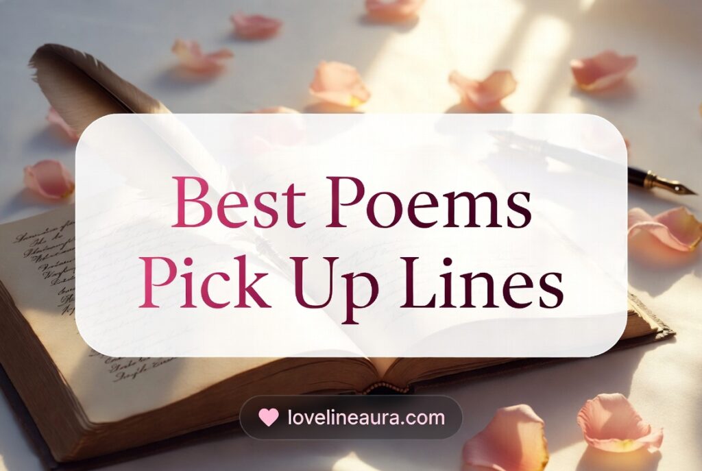 Poems Pickup Line