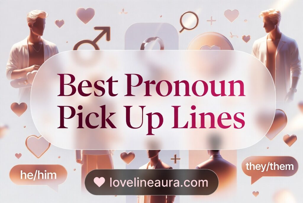 Pronoun Pickup Lines