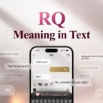 RQ Meaning in Text