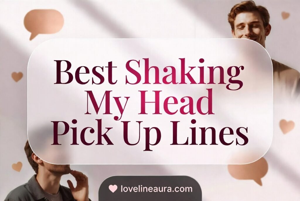 Shaking My Head Pickup Lines