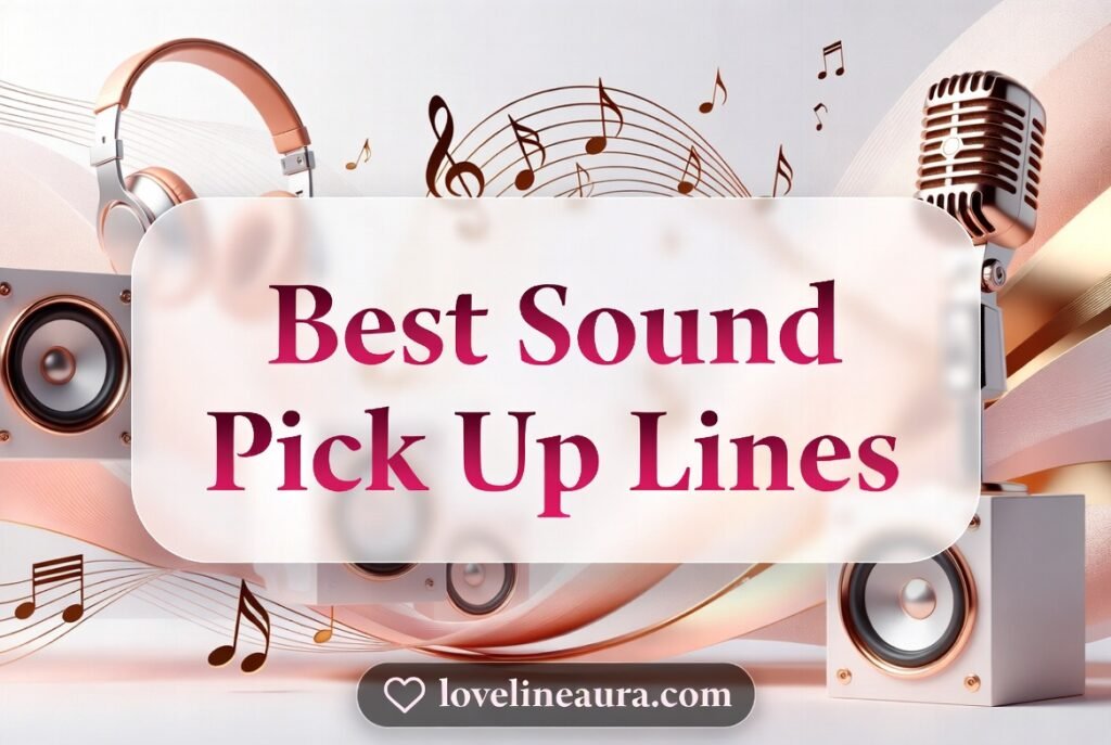 Sound Pickup Lines