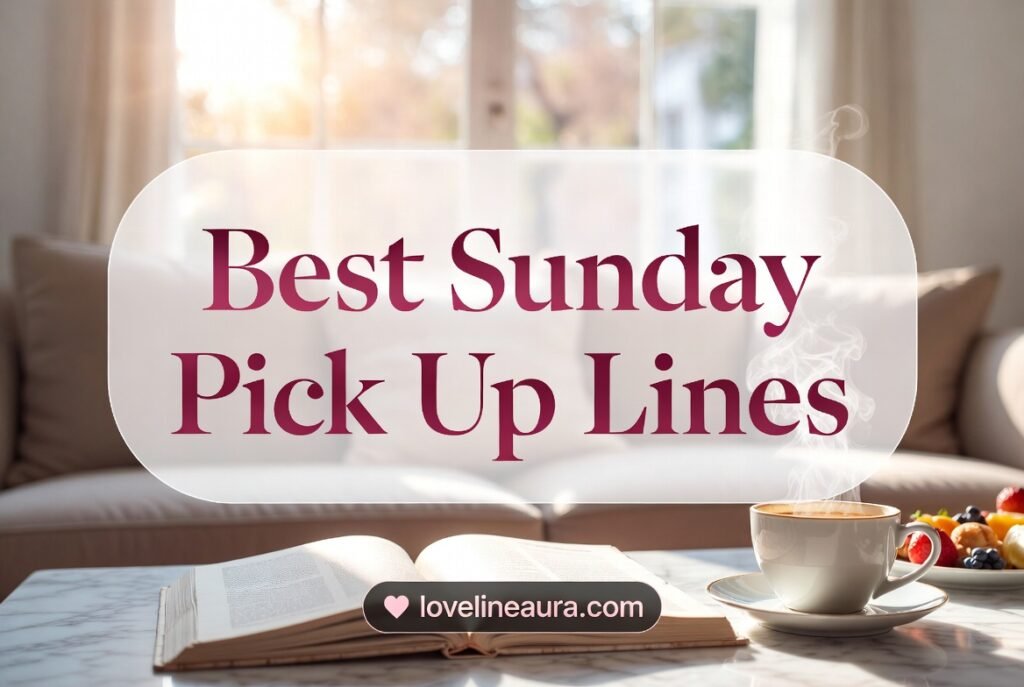 Sunday Pick-Up Lines