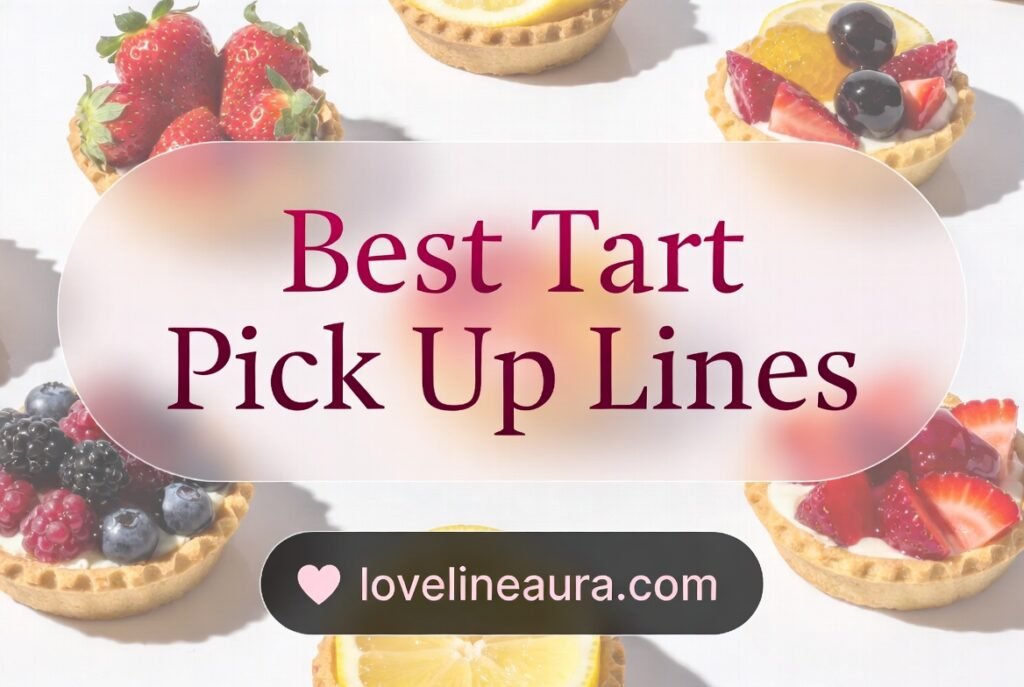 Tart Pickup Lines