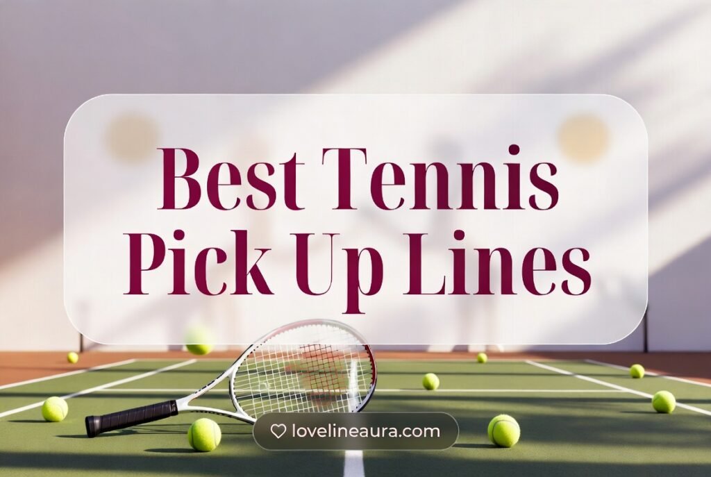 Tennis Pick Up Lines