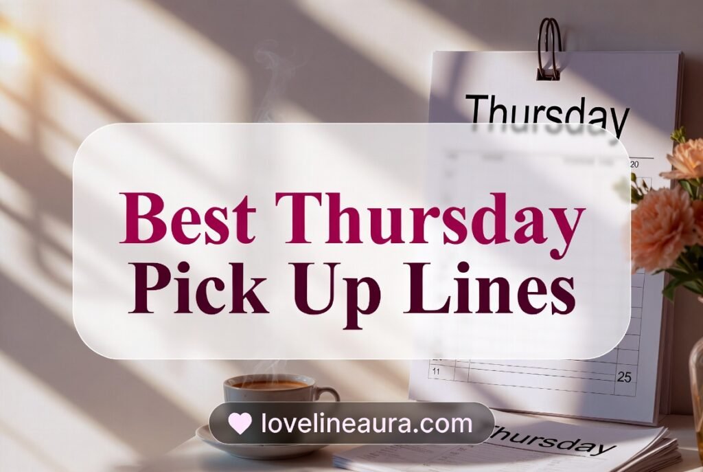 Thursday Pick Up Lines