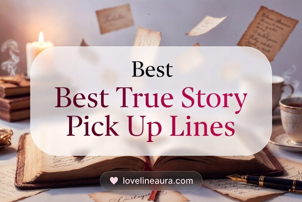 True Story Pickup Lines