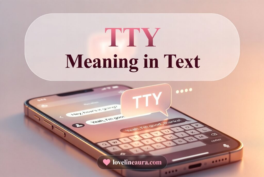 TTY Meaning in Text