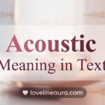 Acoustic Meaning in Text
