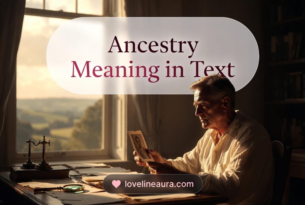 Ancestry Meaning in Text