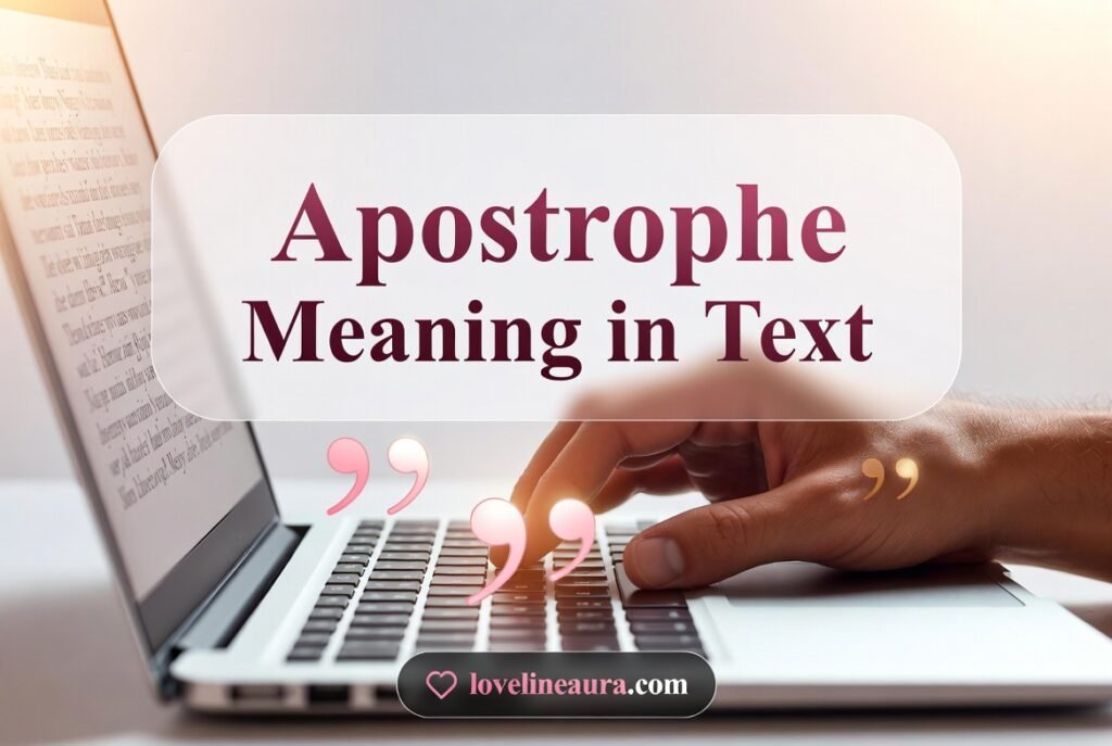 Apostrophe Meaning in Text