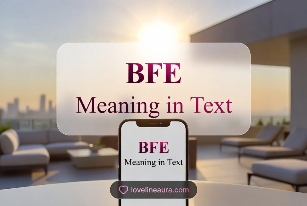 BFE Meaning in Text