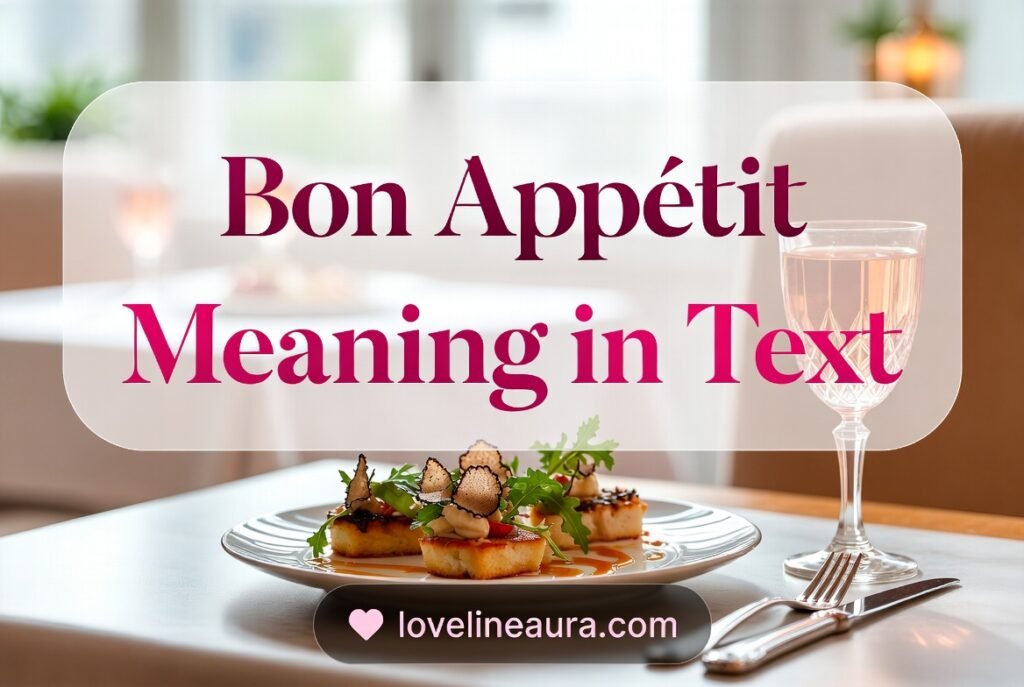 Bon Appétit Meaning in Text