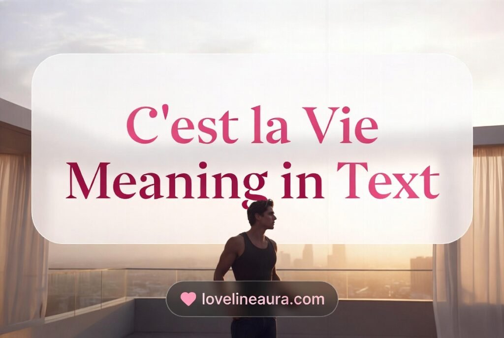 C’est la Vie Meaning in Text
