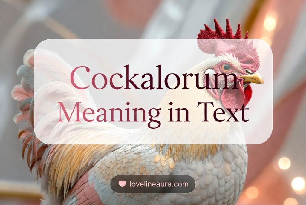 Cockalorum Meaning in Text