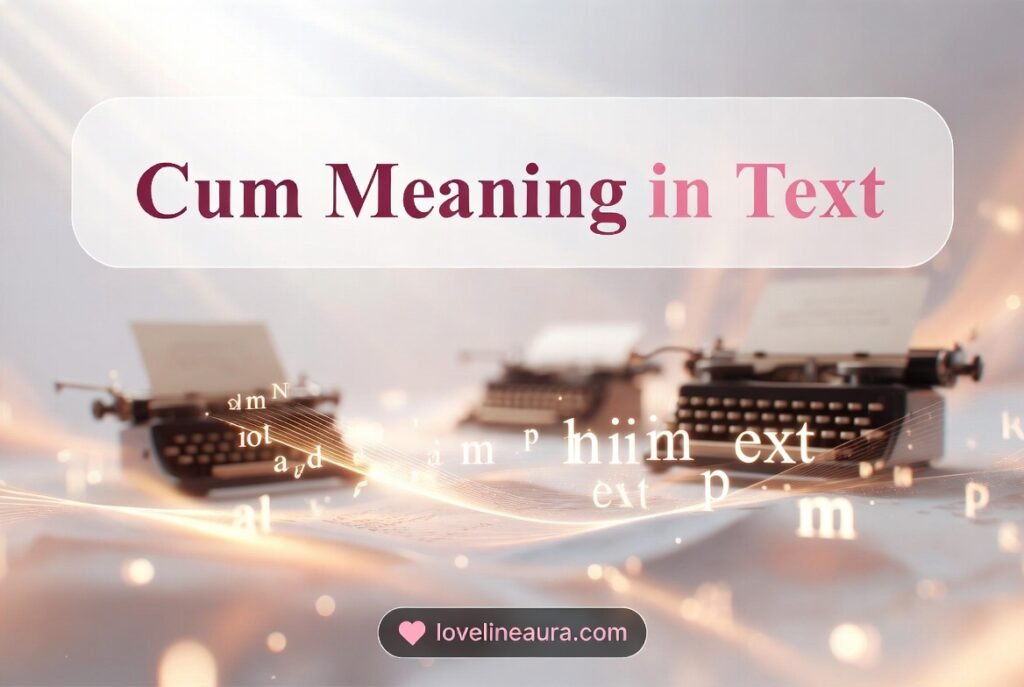 Cum Meaning in Text