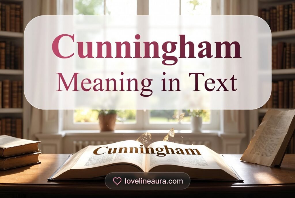 Cunningham Meaning in Text