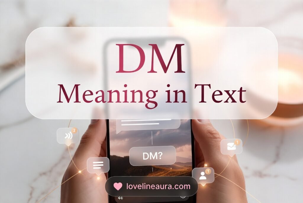 DM Meaning in Text