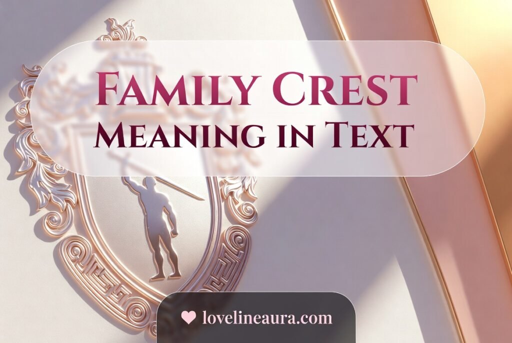 Family Crest Meaning in Text
