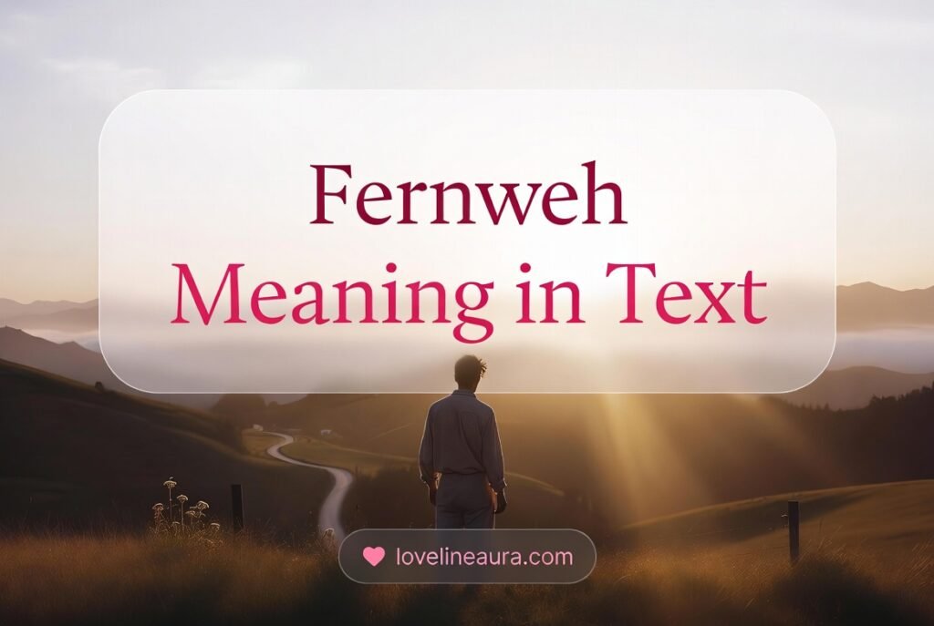 Fernweh Meaning in Text