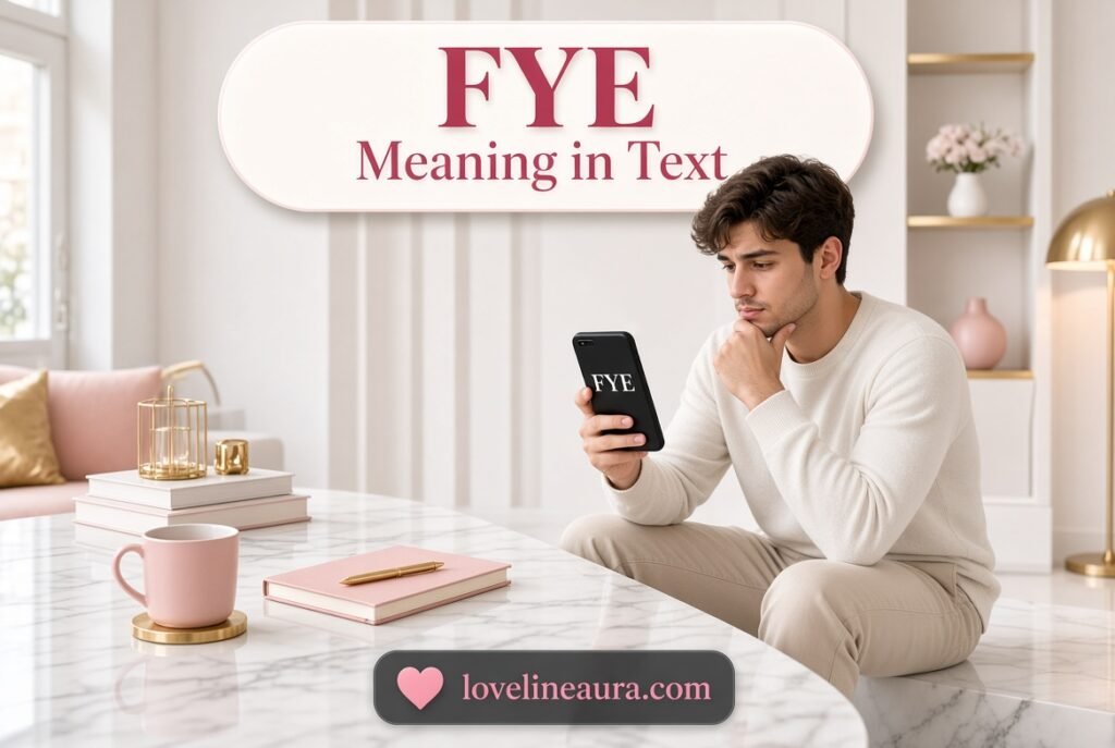 FYE Meaning in Text