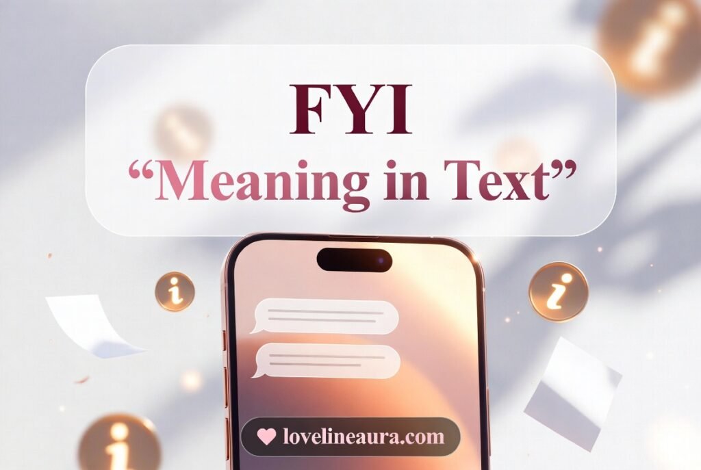 FYI Meaning in Text