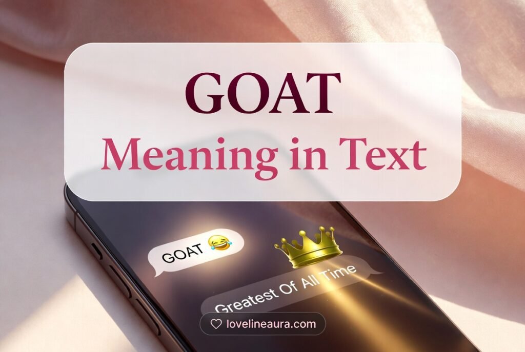 GOAT Meaning in Text