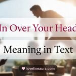 In Over Your Head Meaning in Text