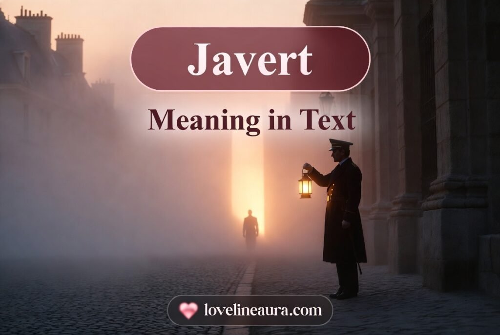 Javert Meaning in Text