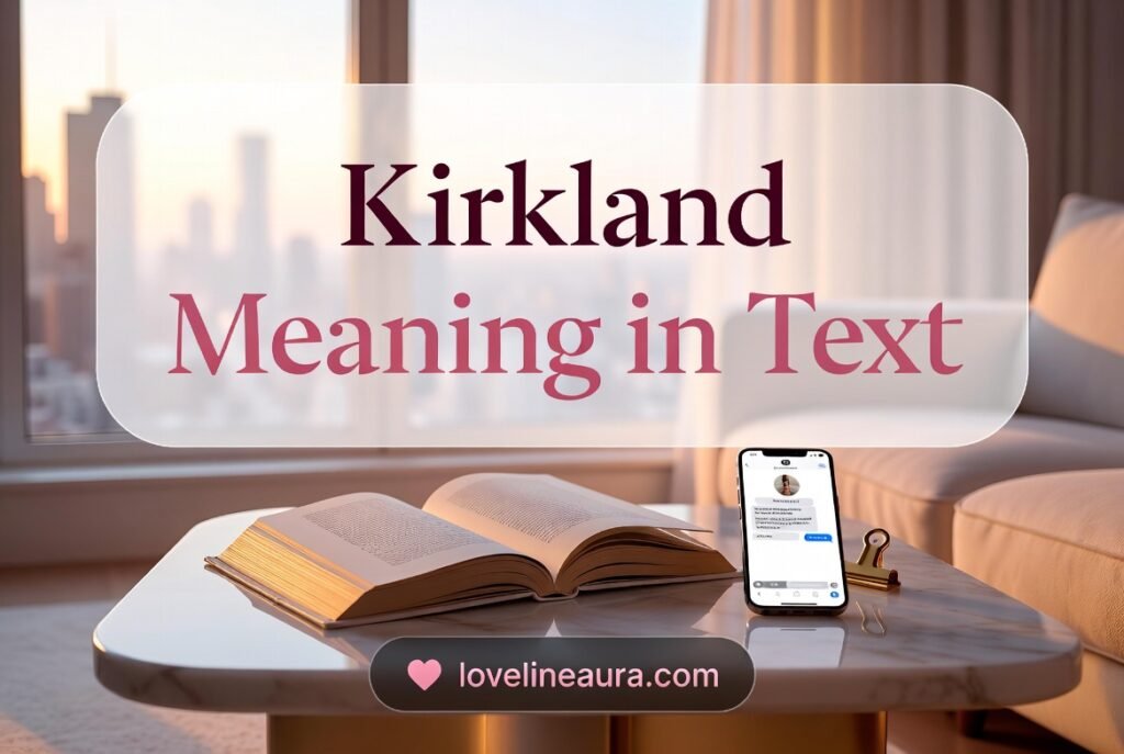 Kirkland Meaning in Text