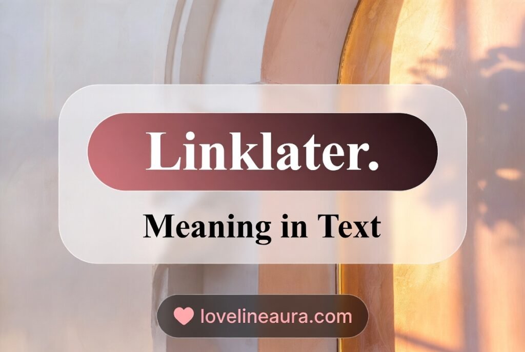 Linklater Meaning in Text