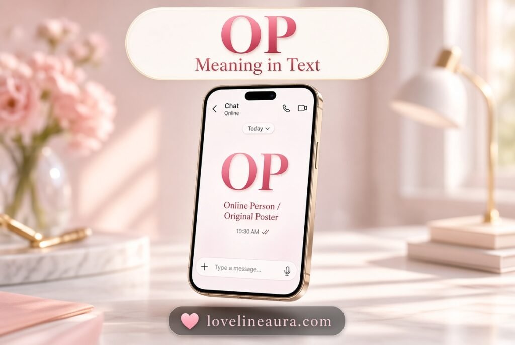 OP Meaning in Text
