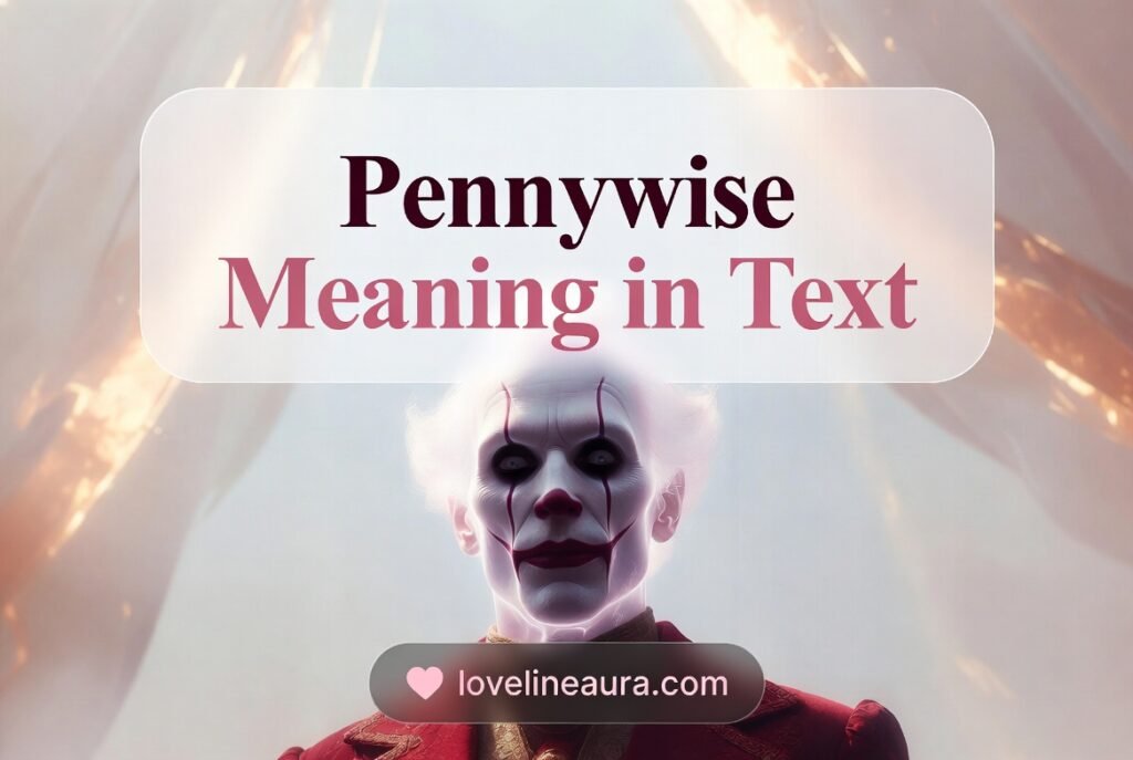 Pennywise Meaning in Text