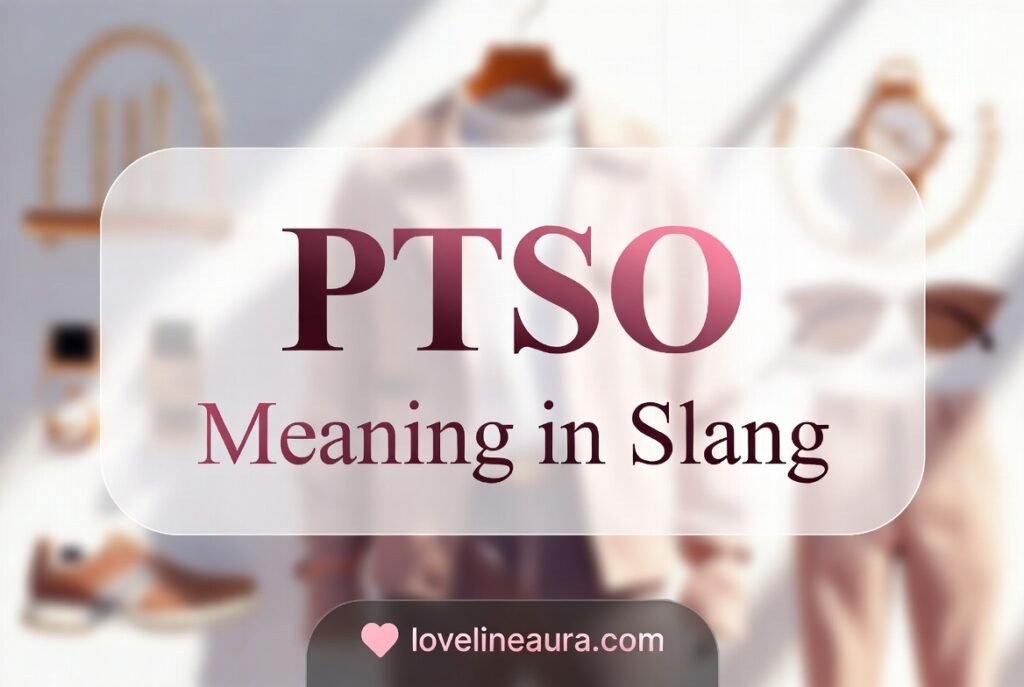 PTSO Meaning Slang