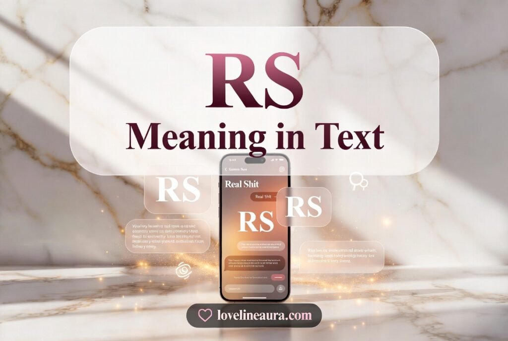 RS Meaning in Text