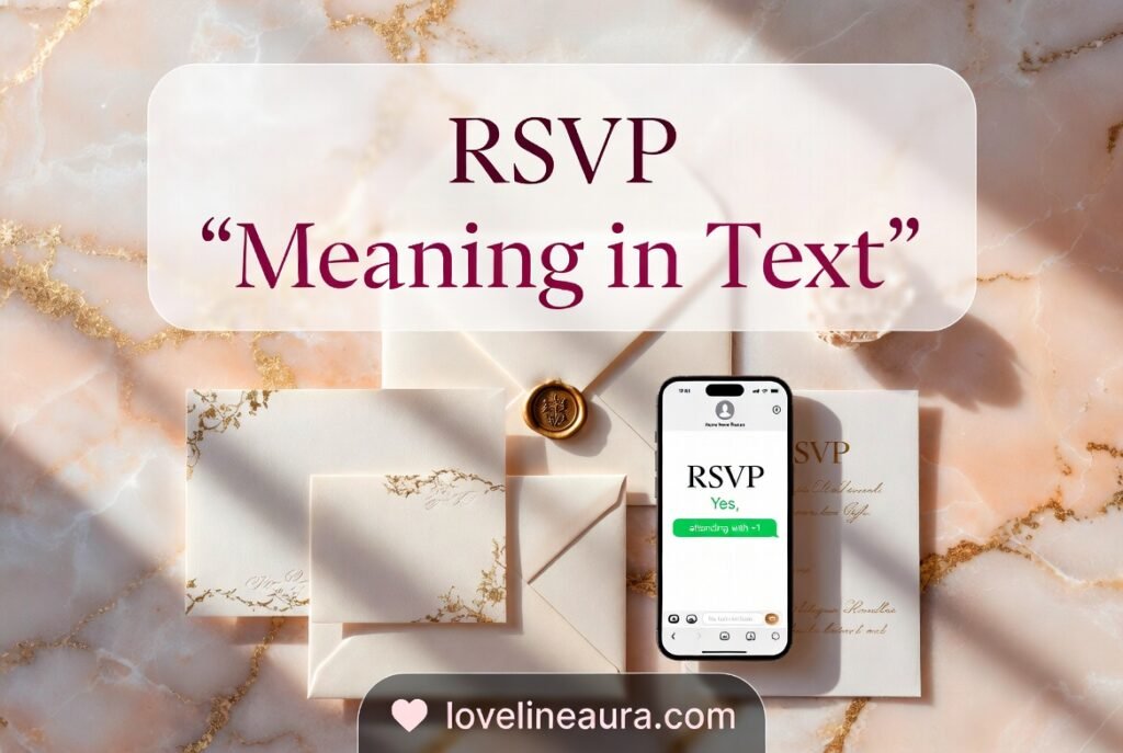 RSVP Meaning