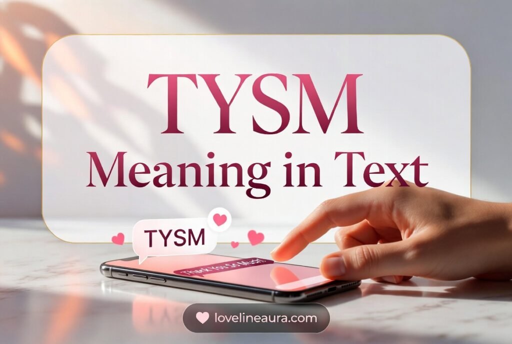 TYSM Meaning in Text