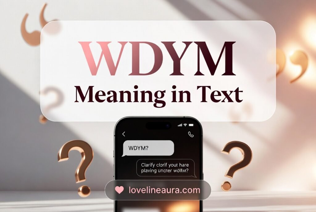 WDYM Meaning in Text