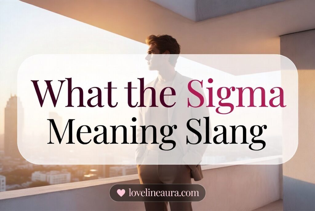 What the Sigma Meaning Slang