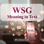 WSG Meaning in Text