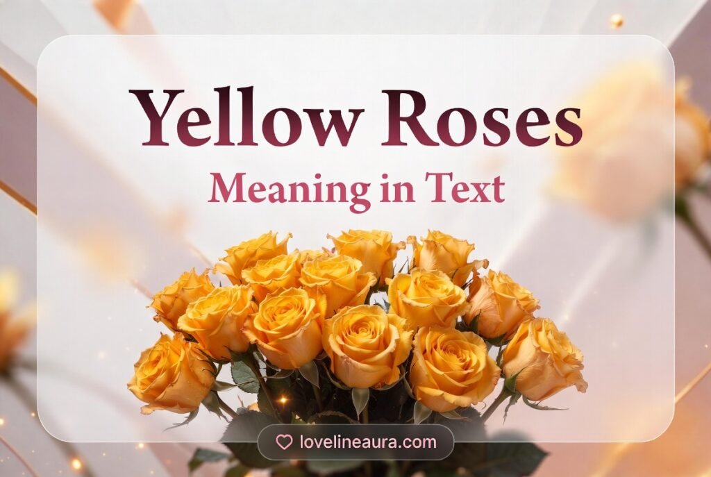 Yellow Roses Meaning
