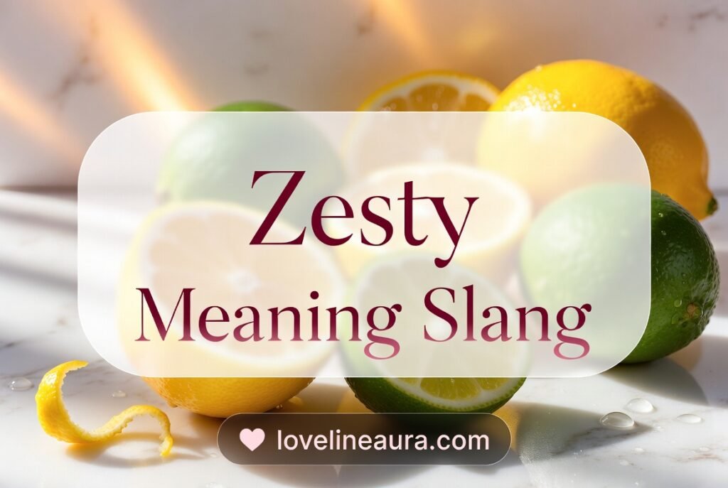 Zesty Meaning in Slang